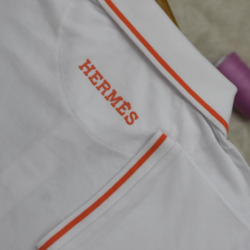 Hermes Polo Shirt White