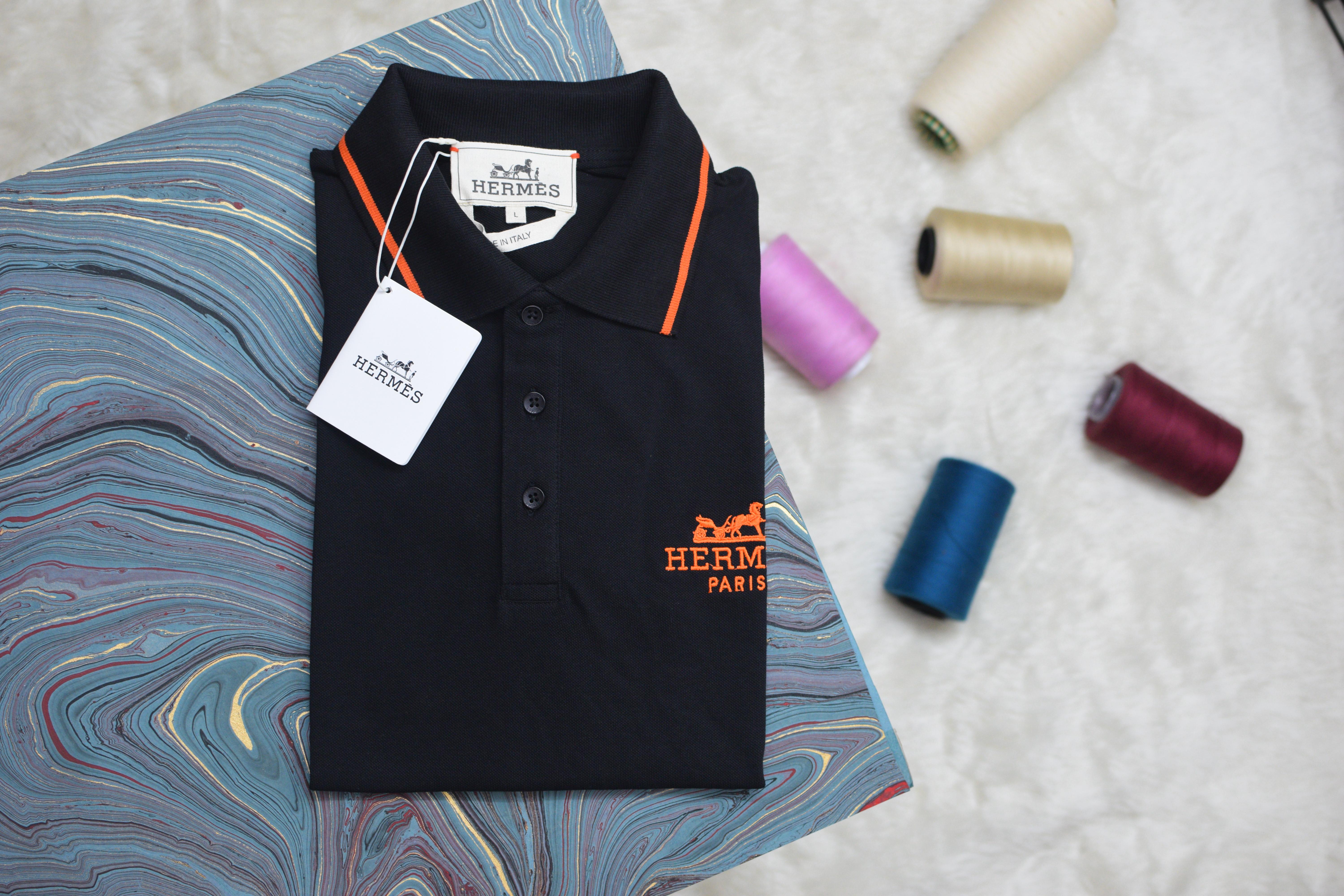 Hermes Polo Shirt Black Hermes Polo Shirt Black